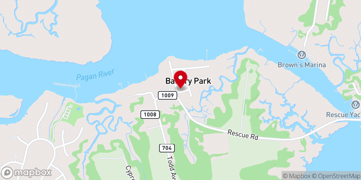 Map showing location of Coastal Church - Battery Park