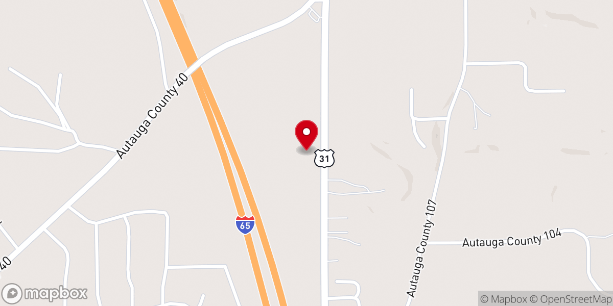 Map showing location of First Baptist Church of Pine Level