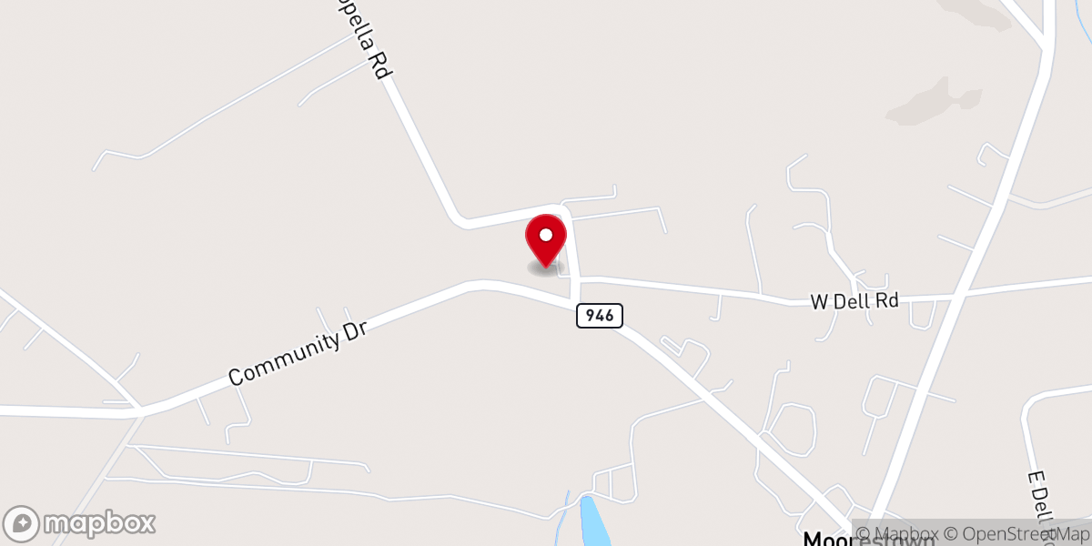 Map showing location of Salem United Church of Christ