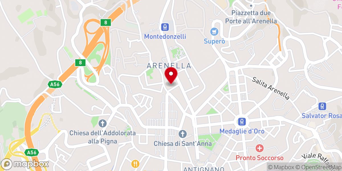 Map showing location of Chiesa Parrocchiale di Santa Maria della Rotonda