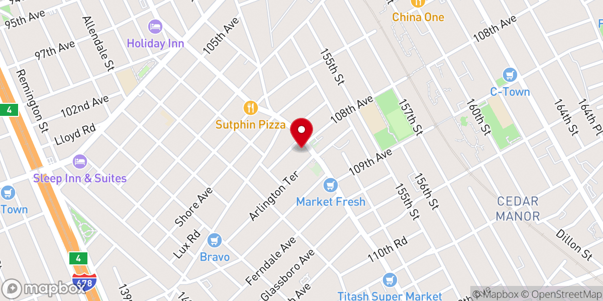 Map showing location of Life Impact Worship Center