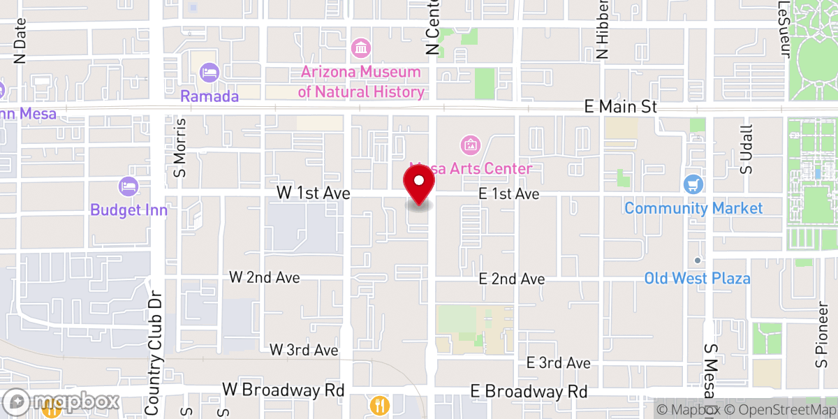 Map showing location of Kidz at Heart International