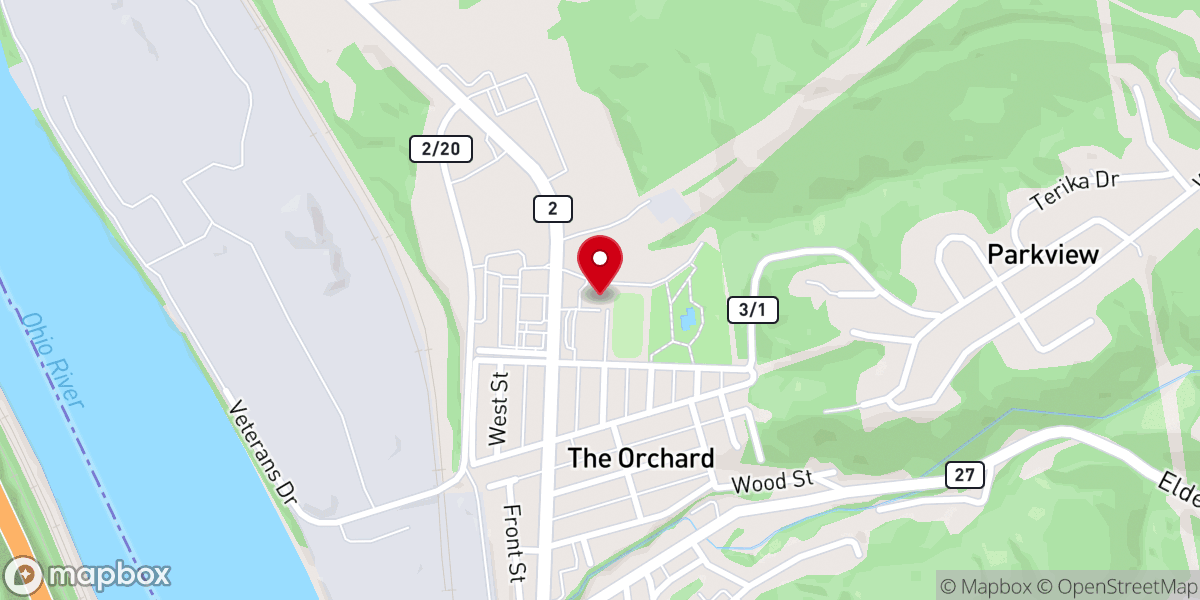 Map showing location of New Day Christian Center