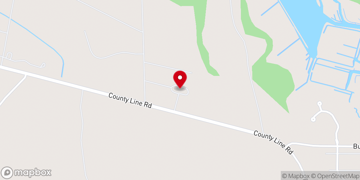 Map showing location of Poplar Grove Equestrian Center