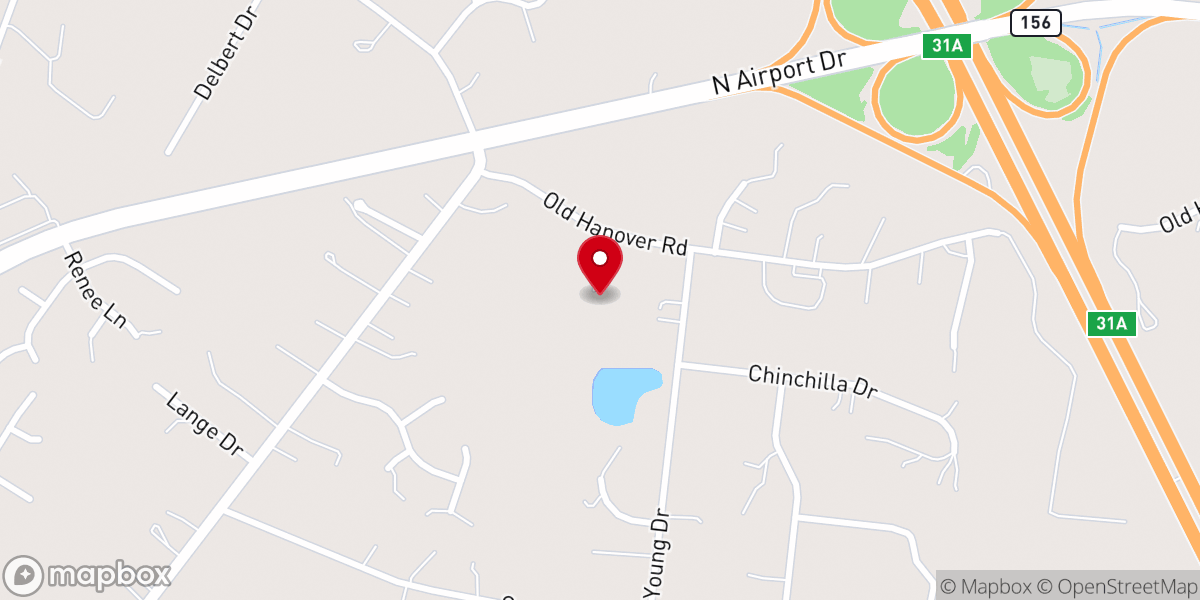 Map showing location of Sandston Outreach Mission