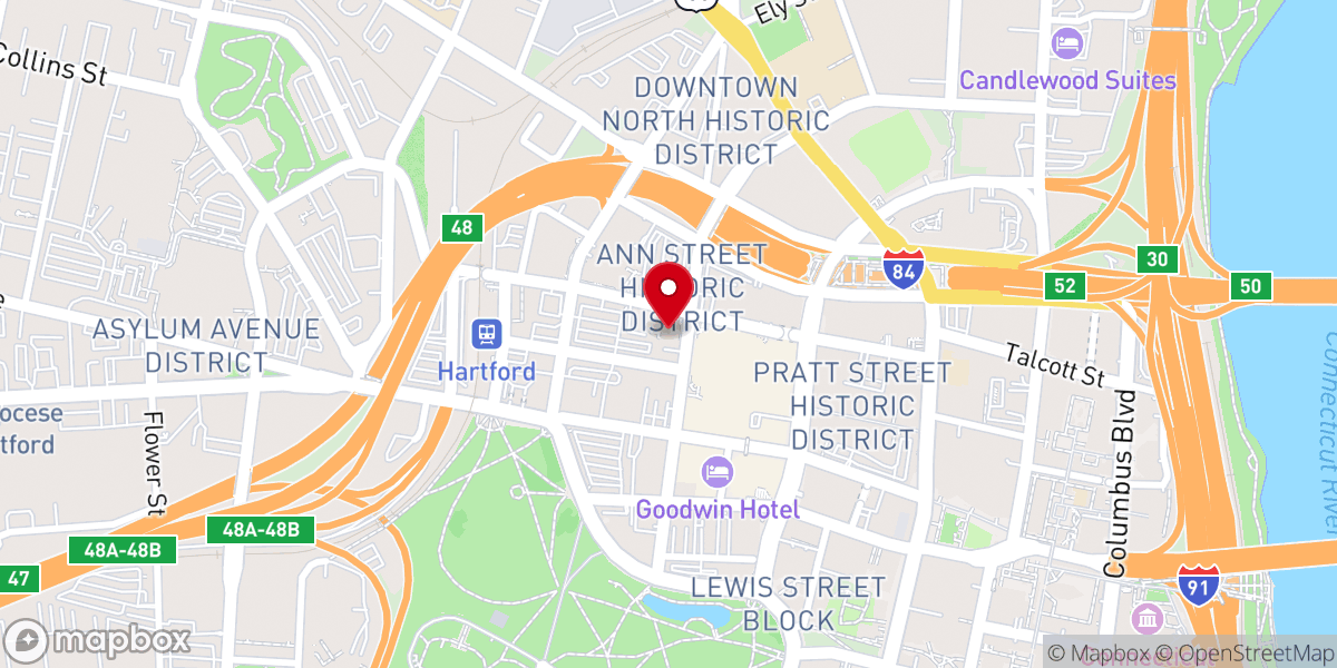 Map showing location of Saint Patrick-Saint Anthony Church