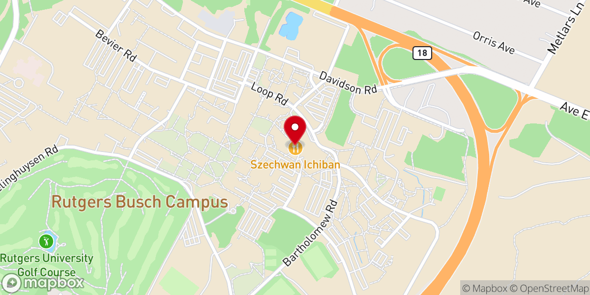 Map showing location of Rutgers Chi Alpha Christian Fellowship
