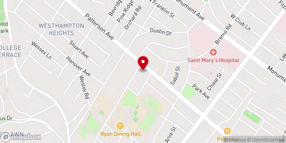 Map showing location of Hope Christian Ministries
