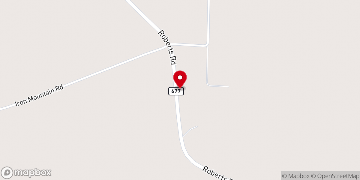 Map showing location of Allens Grove Church