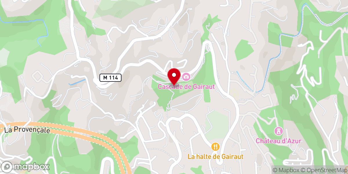 Map showing location of Église Saint-Sauveur de Gairaut