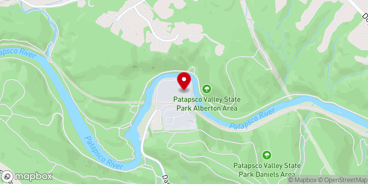Map showing location of Historic St. Alban Church