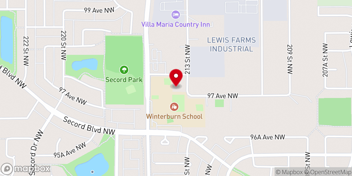 Map showing location of Explore Life Church