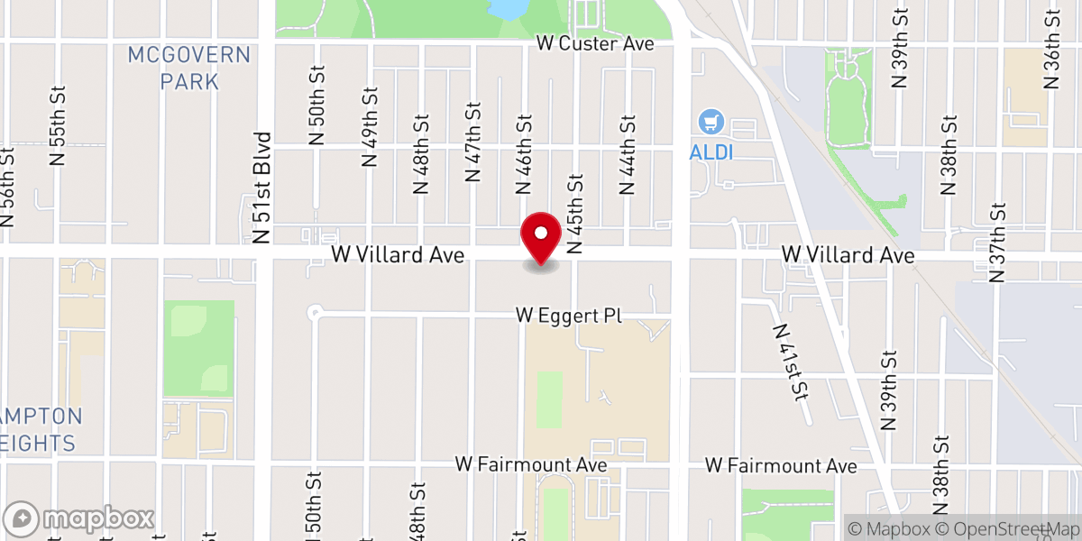 Map showing location of Jeremiah Missionary Baptist Church