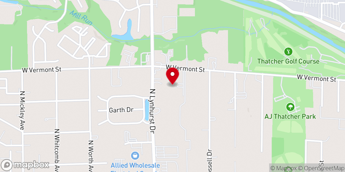 Map showing location of Freedom Missionary Baptist Church