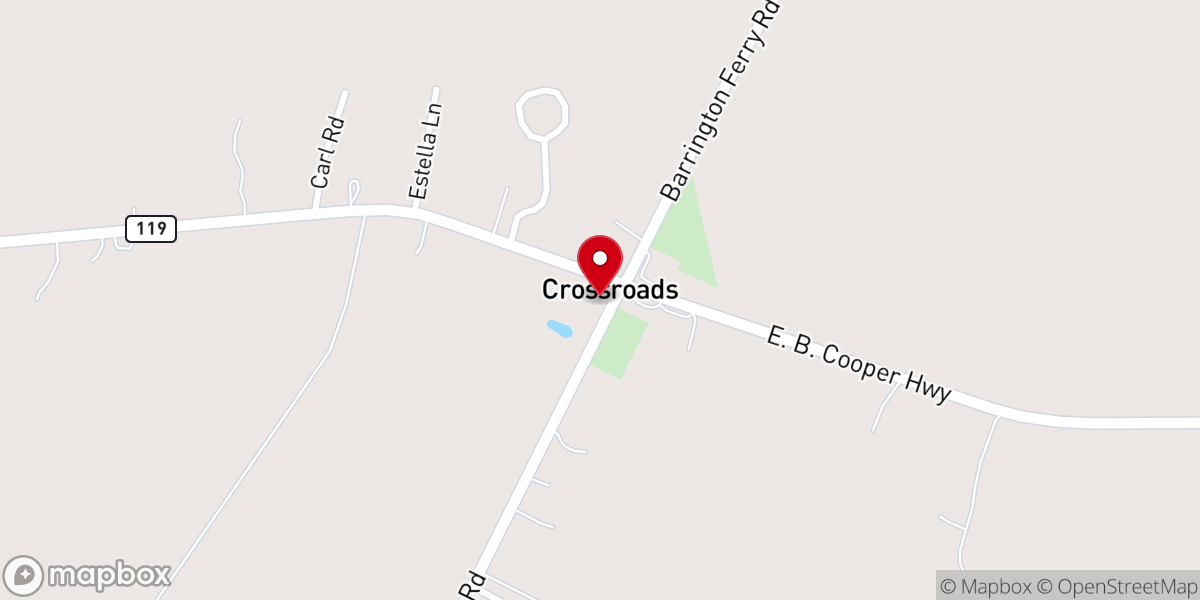 Map showing location of First African Baptist Church