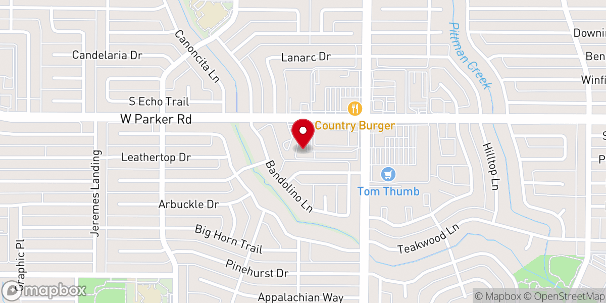 Map showing location of Philadelphia Christian Church - Dallas