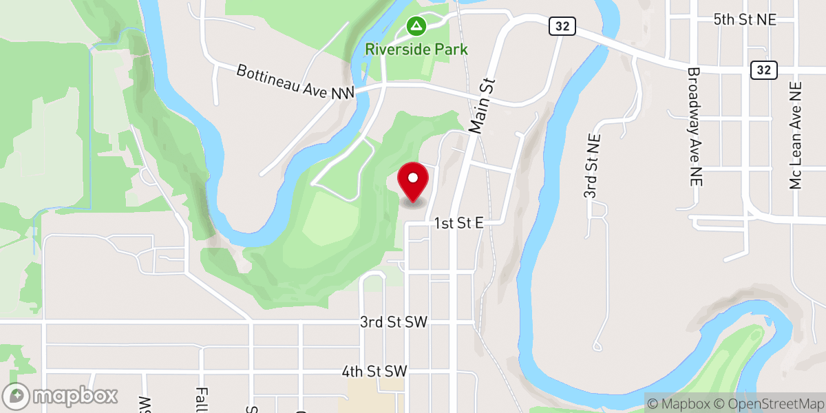 Map showing location of Church of St. Joseph