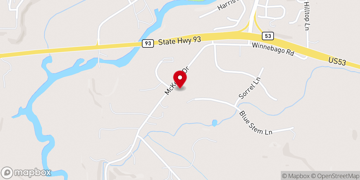 Map showing location of Emmanuel Alliance Church
