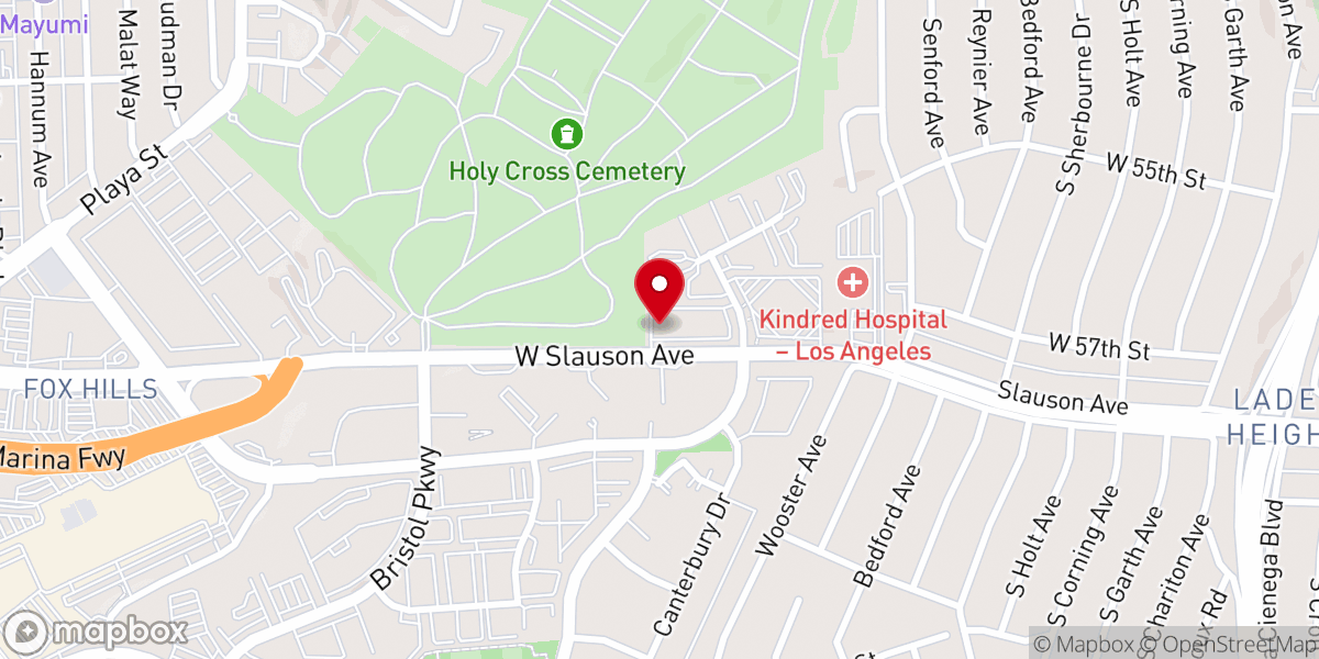 Map showing location of International Full Gospel Fellowship (IFGF) Los Angeles