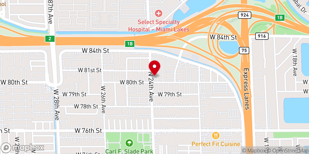 Map showing location of Renew Life Church - Iglesia Vida Renovada