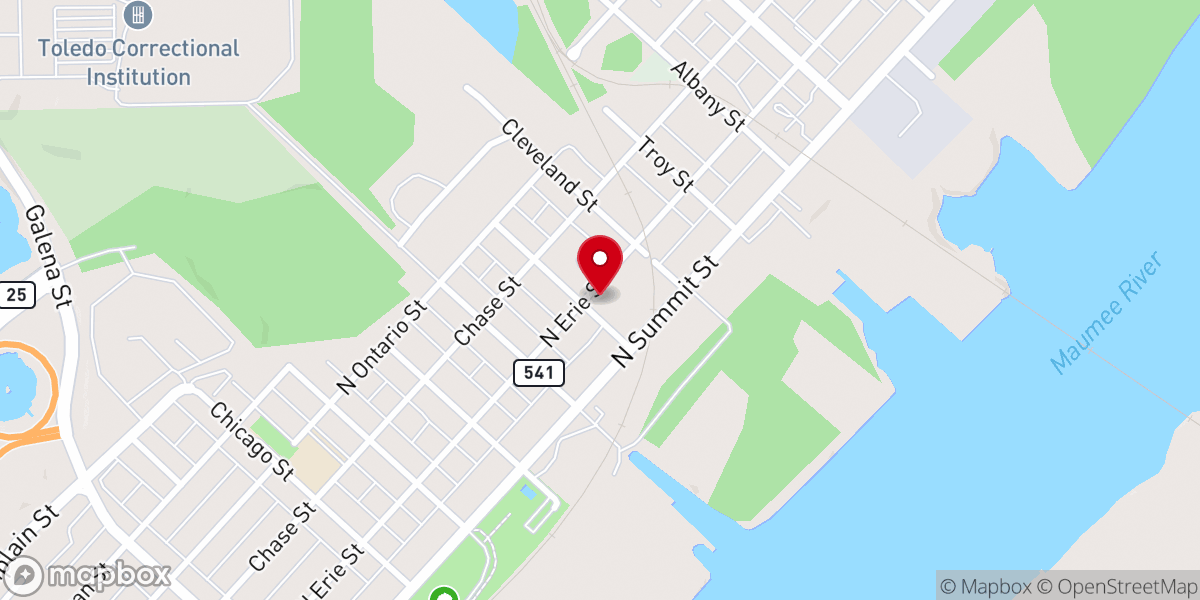 Map showing location of North End Church of God