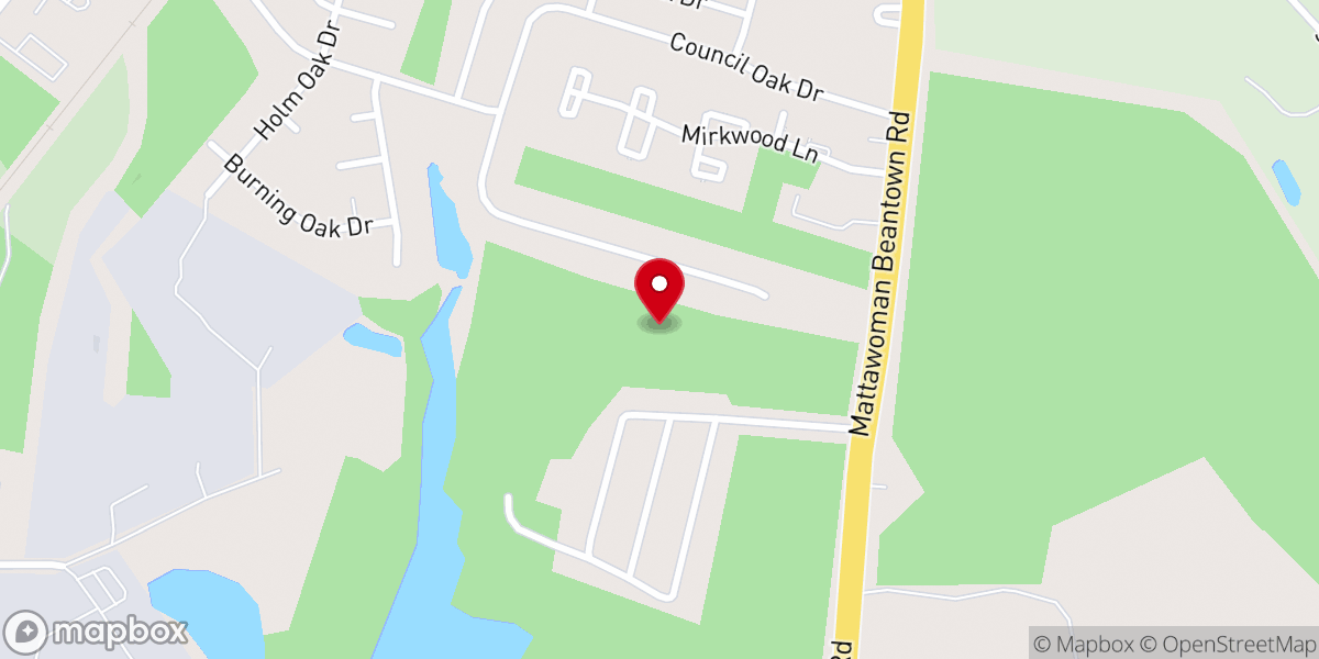 Map showing location of Forest Park Baptist Church