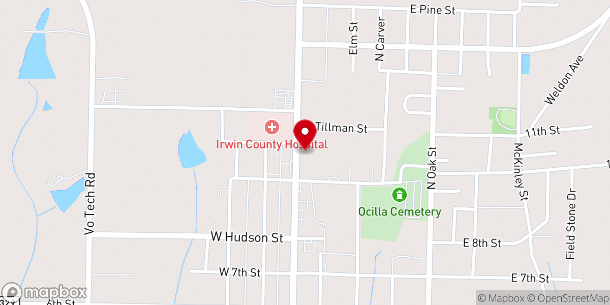 Map showing location of Esparza's