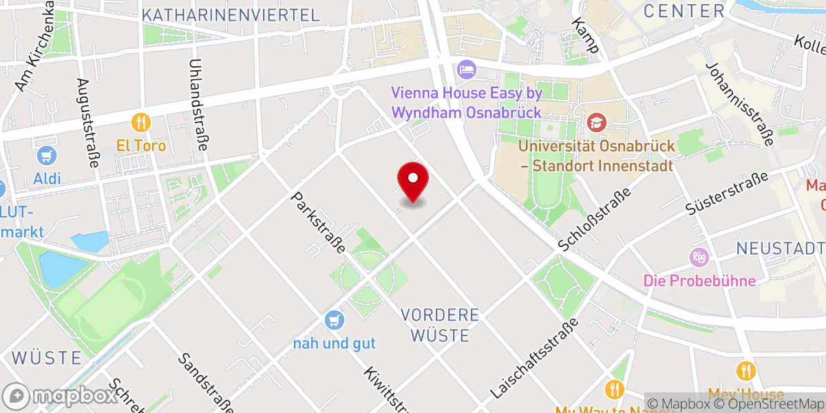 Map showing location of Landeskirchliche Gemeinschaft Osnabrück e.V.
