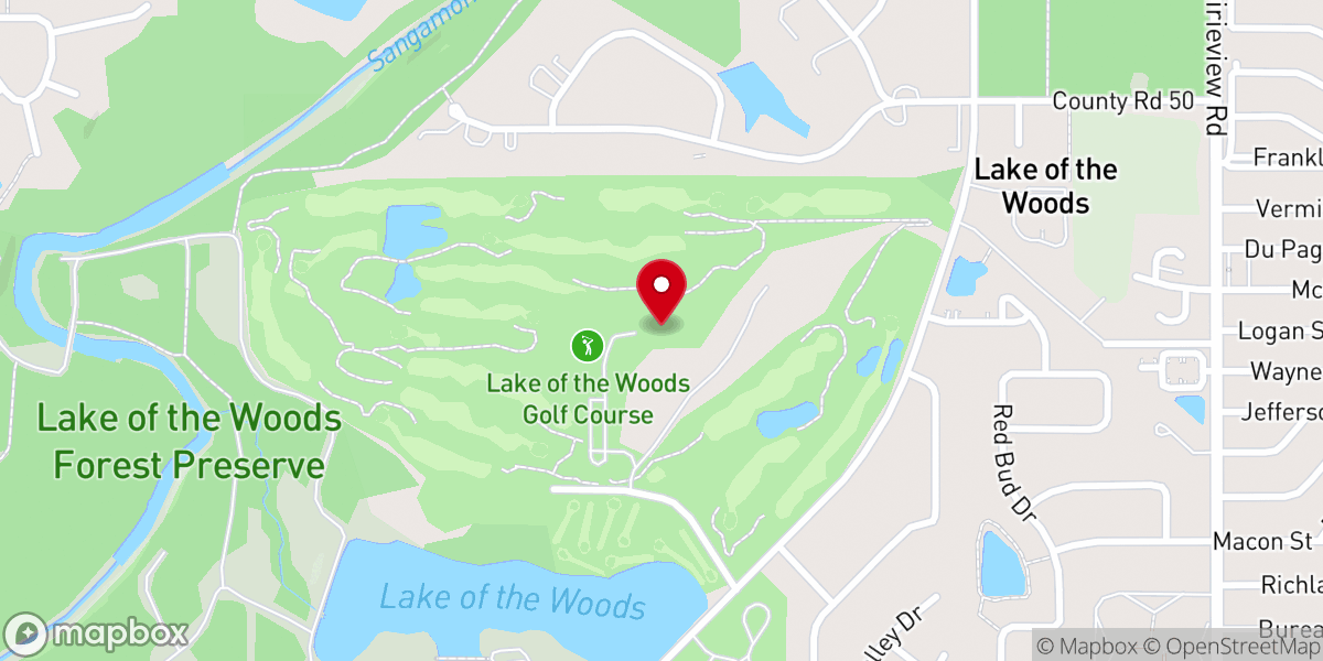 Map showing location of Rotary Hill Shelter
