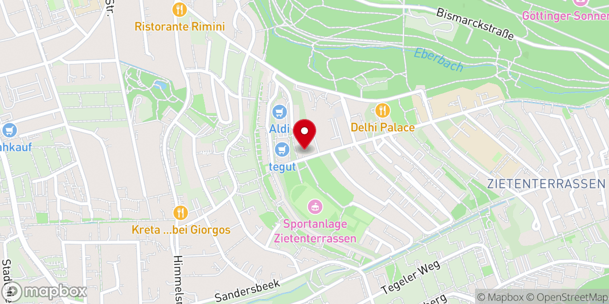 Map showing location of Freie evangelische Gemeinde Göttingen