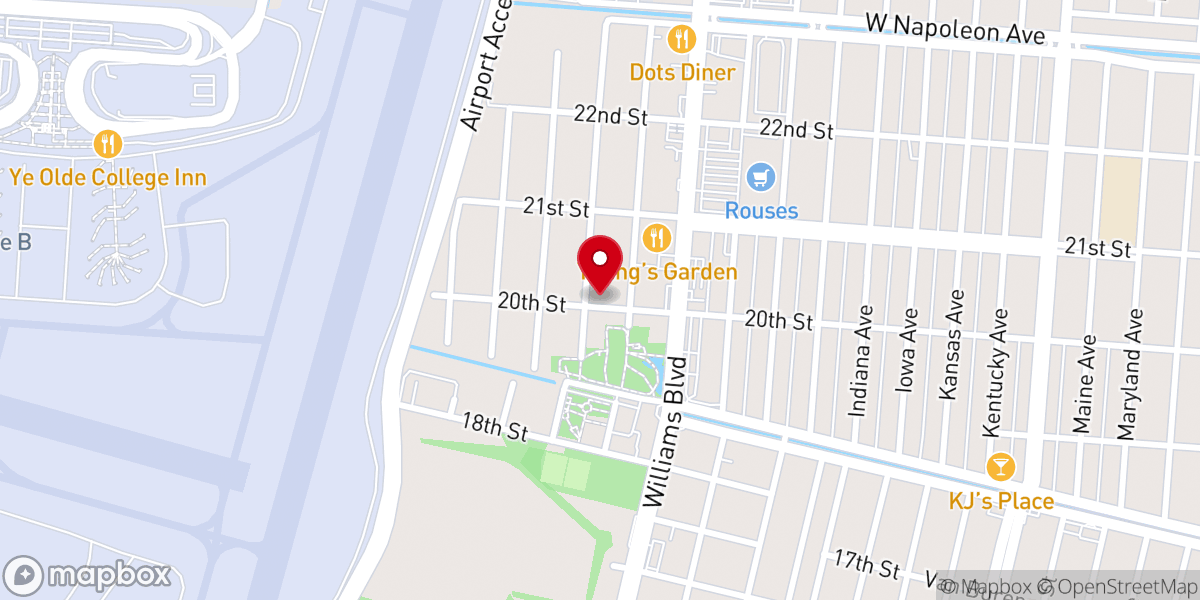 Map showing location of Bethlehem Primitive Baptist Church