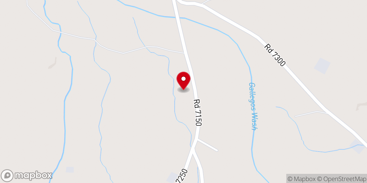Map showing location of St. Luke's in the Desert Episcopal Church in Navajoland
