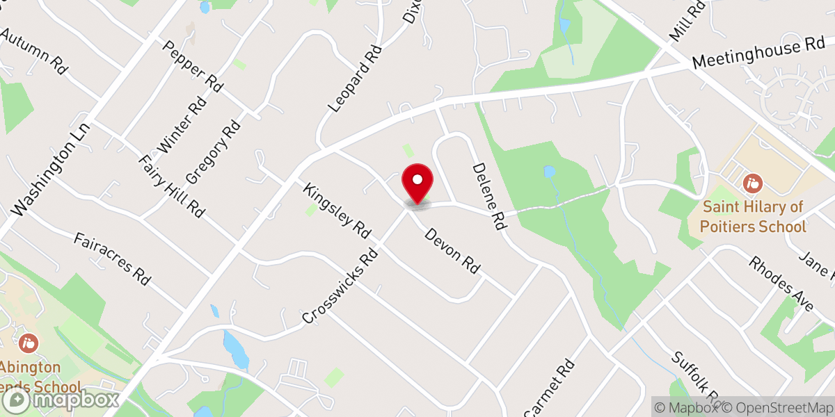 Map showing location of Jesus First Presbyterian Church