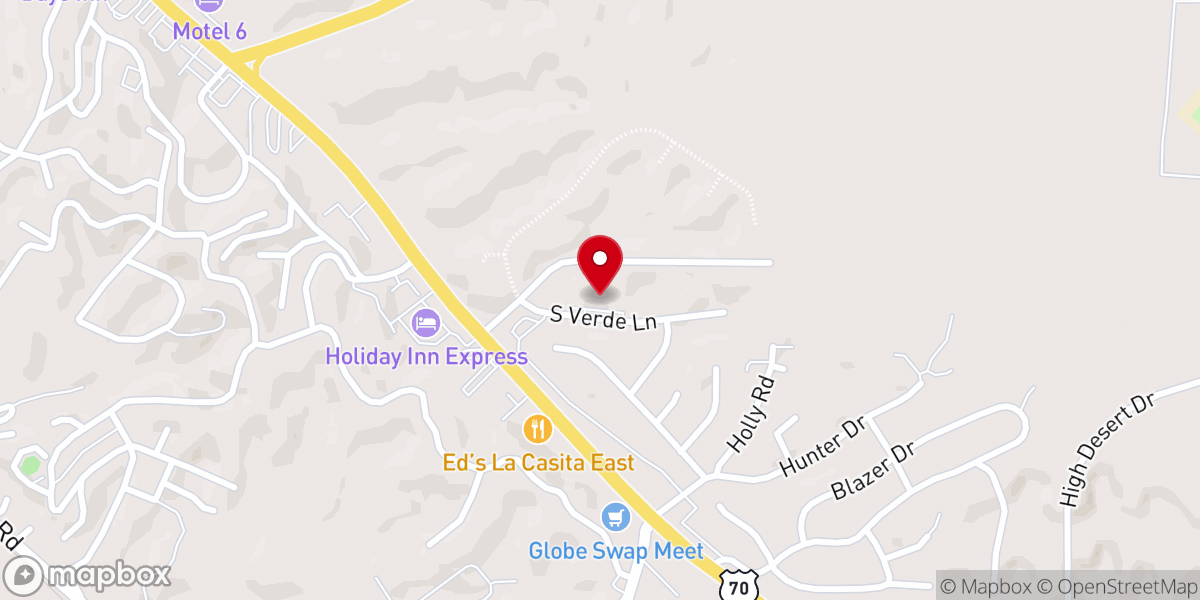 Map showing location of Calvary Christian Academy
