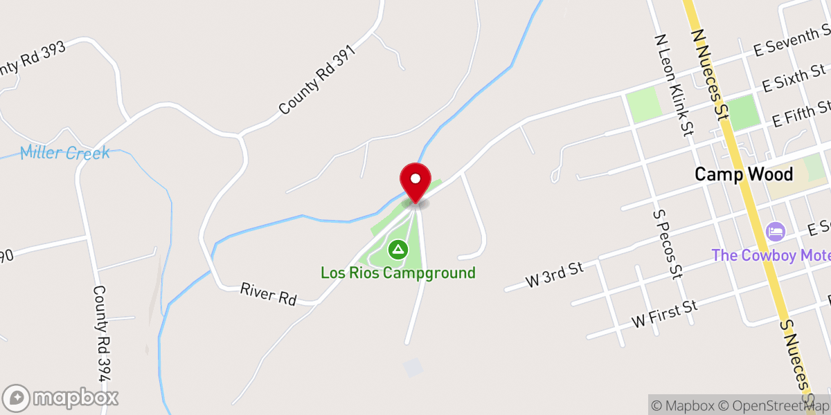 Map showing location of LOS RIOS CAMPGROUND