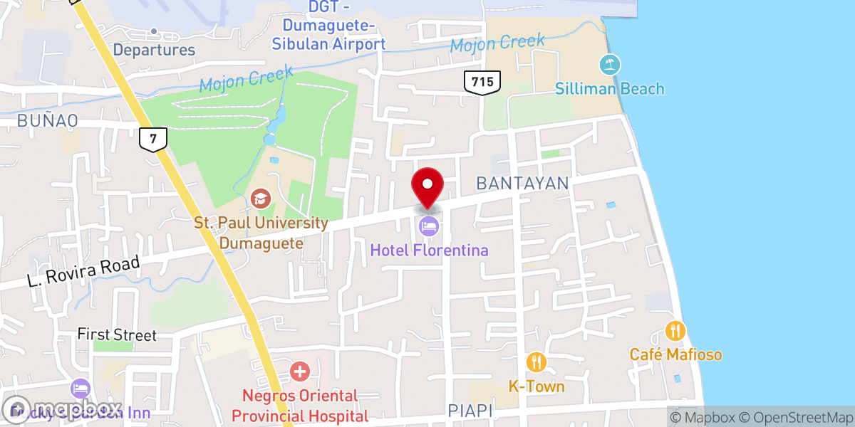 Map showing location of Maranatha Full Gospel Church Assemblies of God Dumaguete