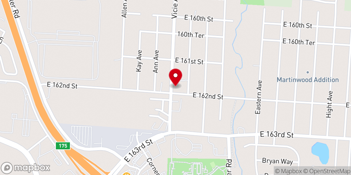 Map showing location of New Life Community Church