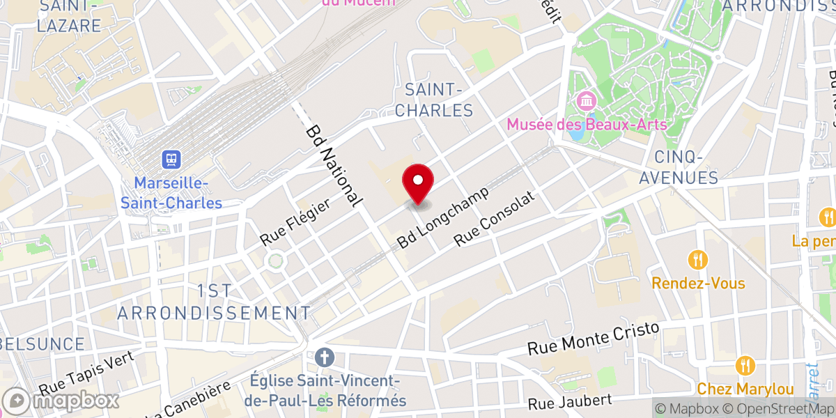 Map showing location of Eglise orthodoxe St George