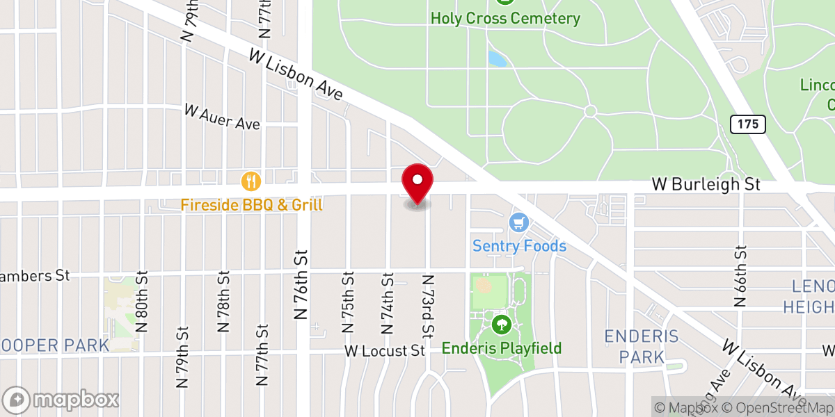 Map showing location of One God Ministry