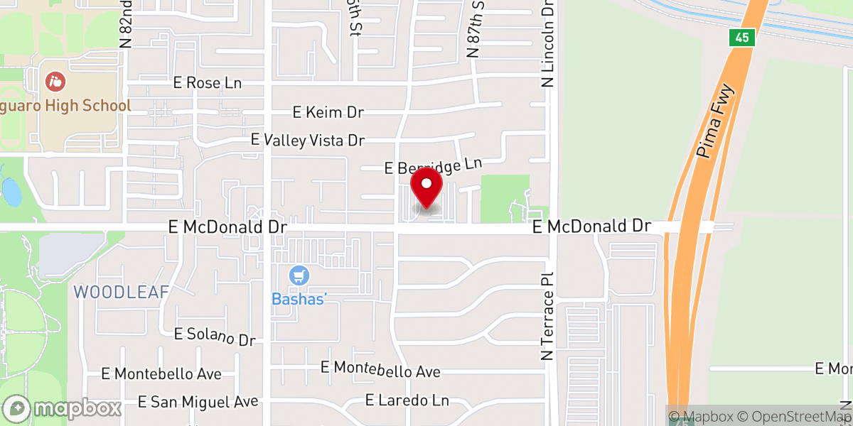 Map showing location of Trinity Church