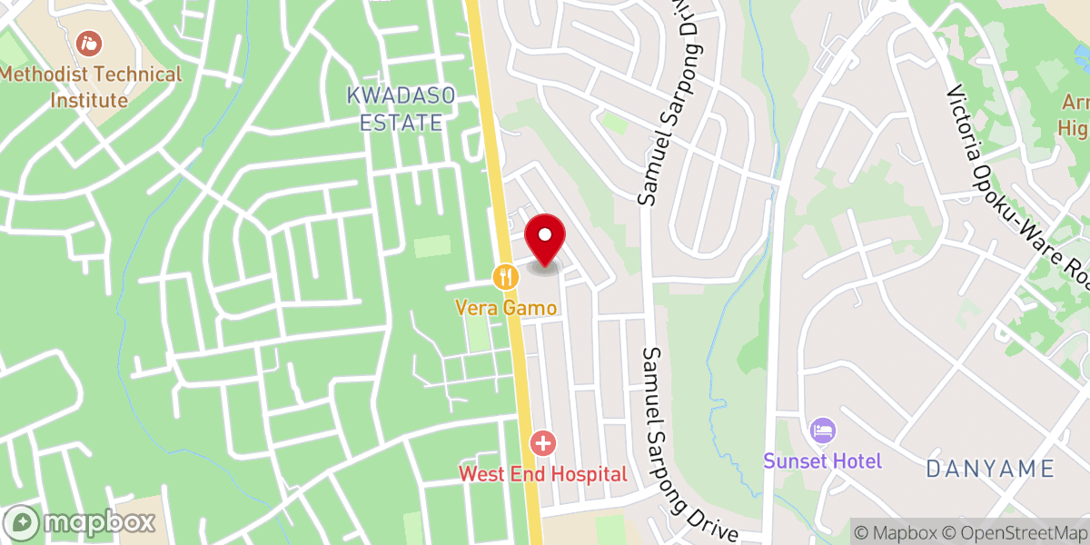 Map showing location of PIWC PATASI