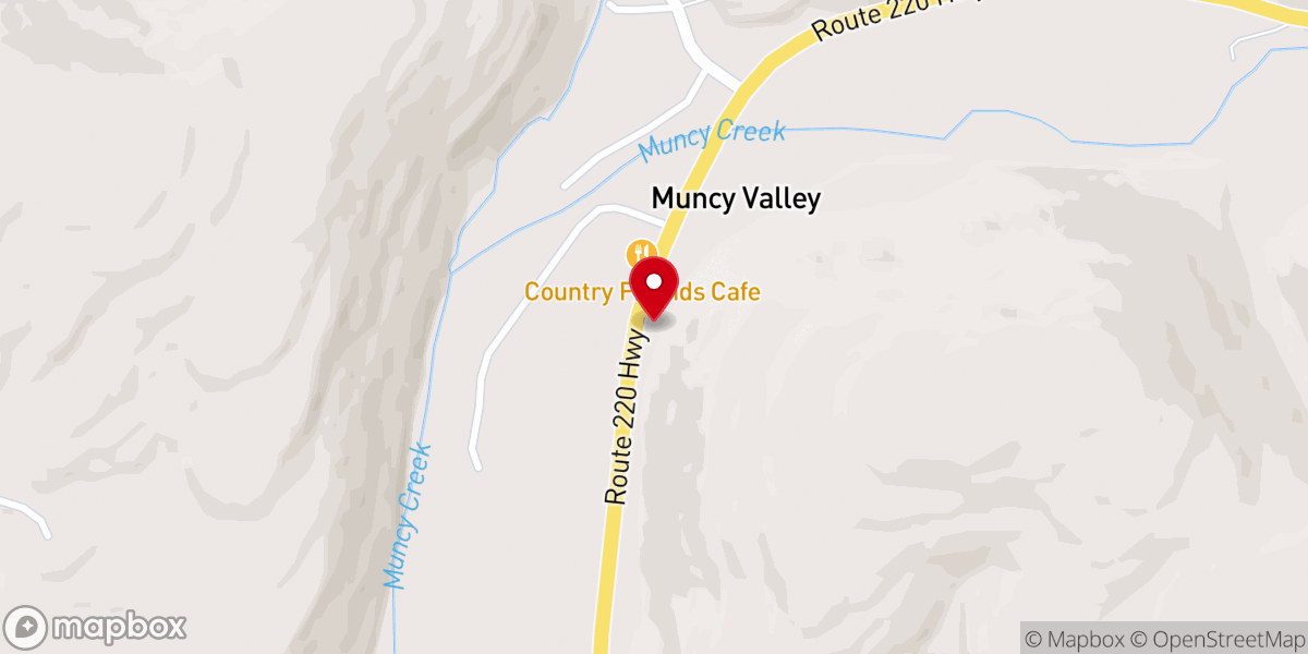 Map showing location of ROCK RUN CHURCH