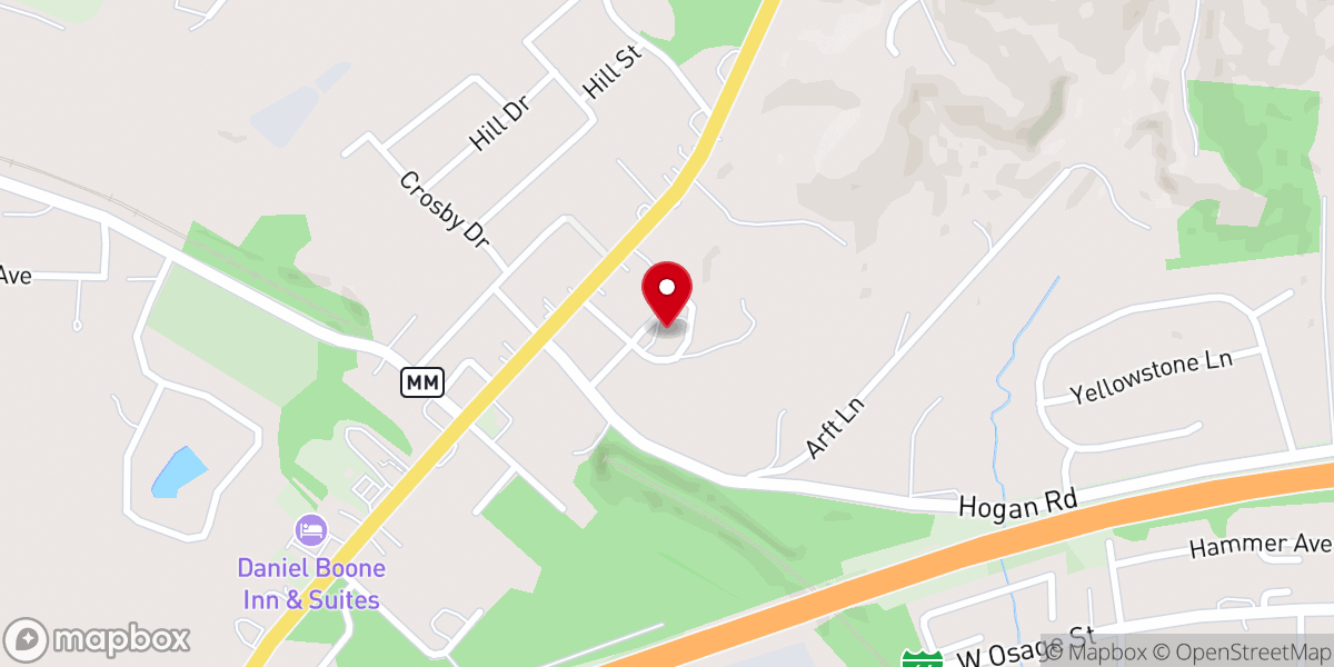 Map showing location of GRAY SUMMIT UNITED METHODIST CHURCH