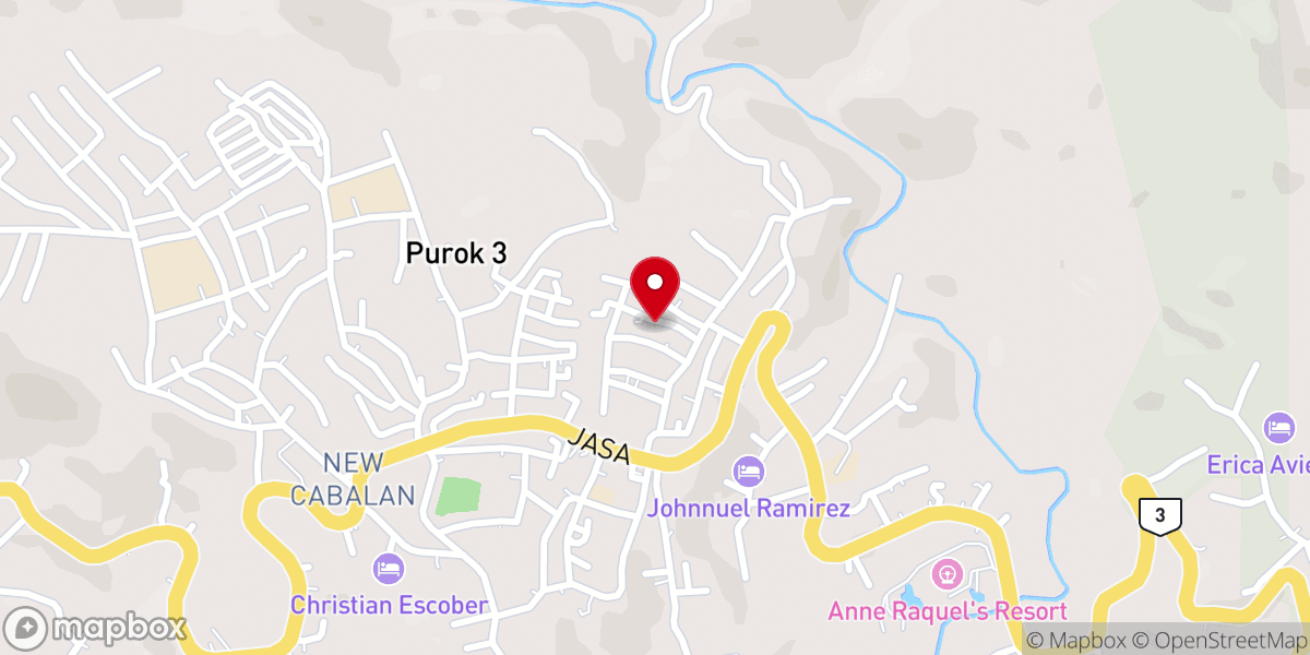 Map showing location of Olongapo Pag-asa Christian Church