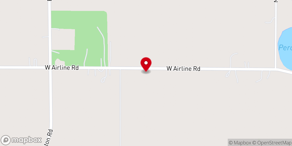 Map showing location of Weidman Baptist Church