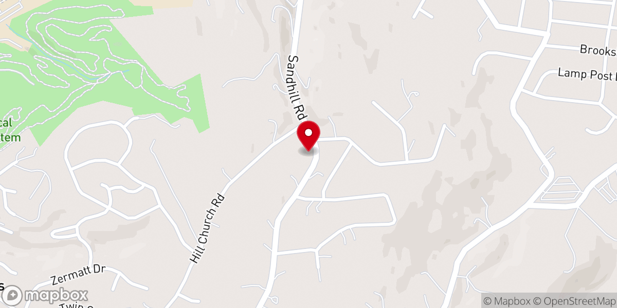 Map showing location of Hershey Prayer Fellowship