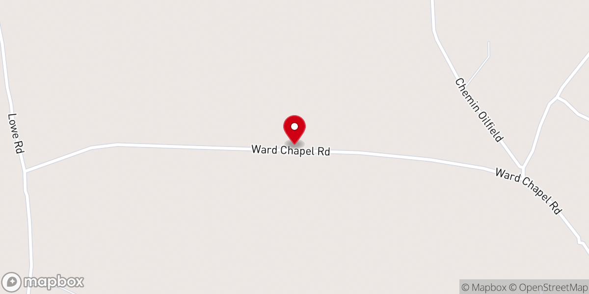 Map showing location of Ward Chapel CME Church