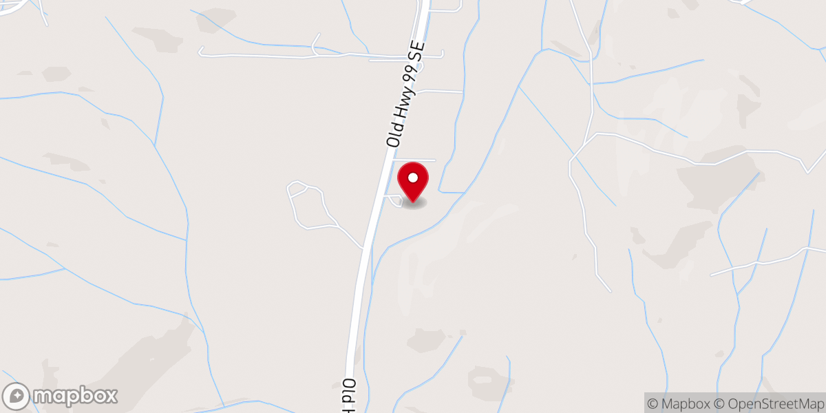 Map showing location of Cornerstone Community Church