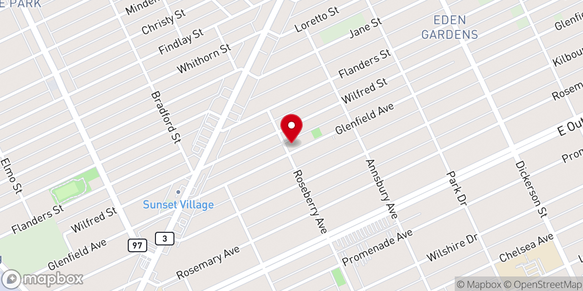 Map showing location of Alpha and Omega Church of God in Christ