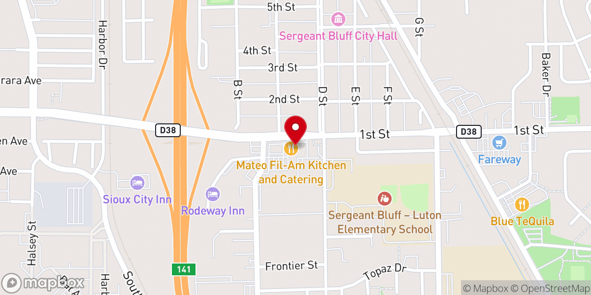 Map showing location of New LIfe Lutheran Church